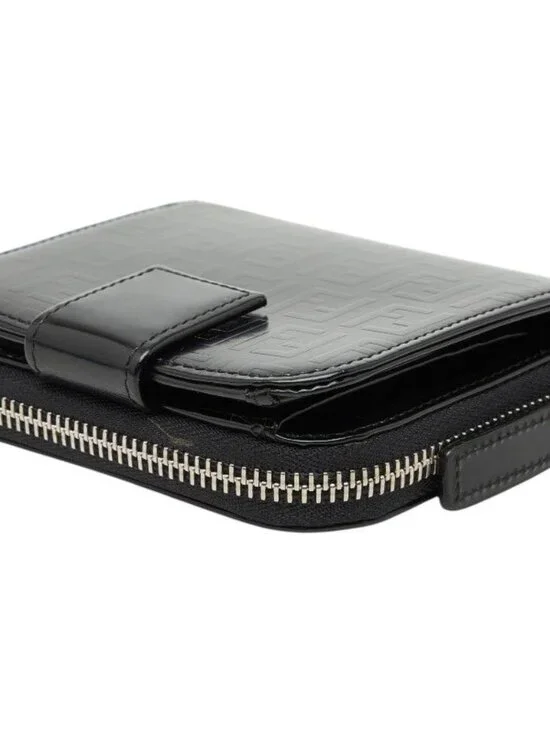 Fendi Zucchino Bifold Wallet Black Patent Leather - Picture 5 of 9